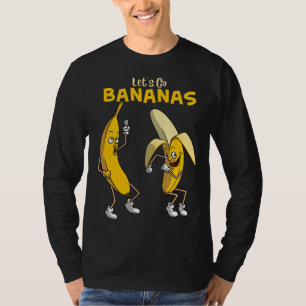 Funny Let's Go Bananas Geschenk Kinder Jungs Mädch T-Shirt