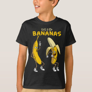 Funny Let's Go Bananas Geschenk Kinder Jungs Mädch T-Shirt
