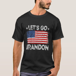 Funny Let's Go Brandon T-Shirt Lasse Go Brandon Am