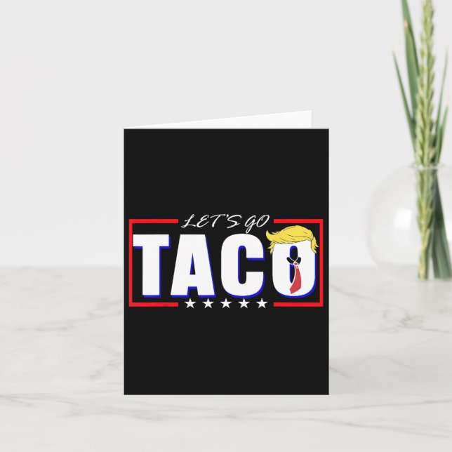 Funny Let's Go Taco 36 Karte (Vorderseite)