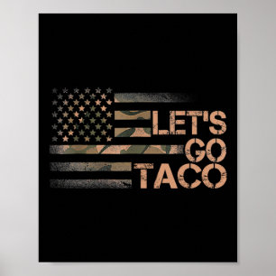 Funny Let's Go Taco 3 Poster