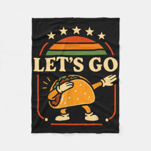Funny Let's Go Taco Dabbing Fiesta Party T-Shirt K Fleecedecke