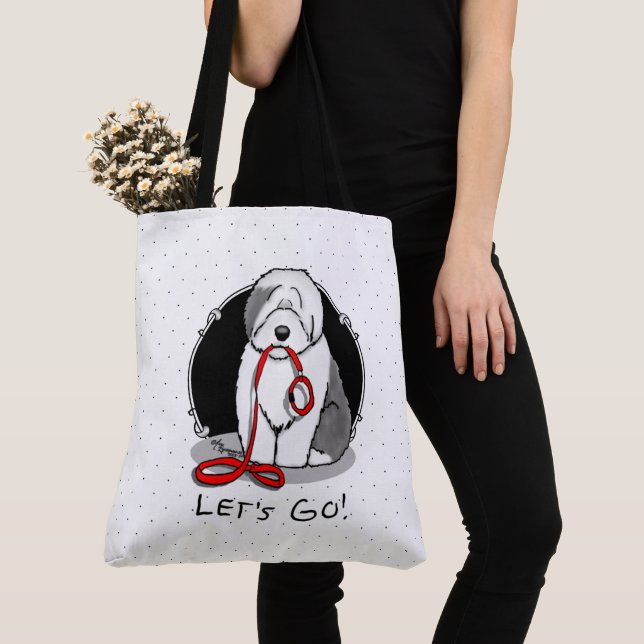 Funny Let's Go! Walk Old English Sheepdog (Grau 1) (Von Nahem)