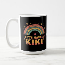 Funny "Let's have a Kiki" LGBT Trans Gender Retro Kaffeetasse