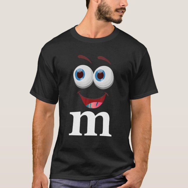Funny Letter M Group Halloween 2023 Team Groups C T-Shirt (Vorderseite)