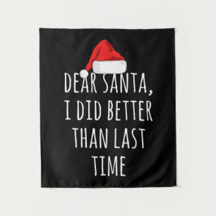 Funny Letter to Santa Christmas Geschenke Wandteppich