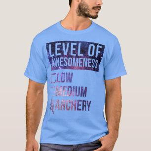 Funny Level of Awesomeness Low Bogenschütze T-Shirt