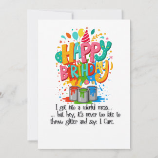 Funny LGBT French Bulldog Birthday Card - Stolz Dankeskarte