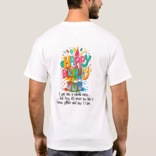 Funny LGBT French Bulldog Birthday T - Shirt
