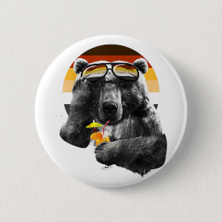 Funny LGBT Gay Bear Prix Button