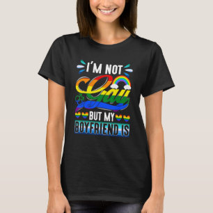 Funny LGBT Pride Gay Couple Ich bin nicht schwul,  T-Shirt