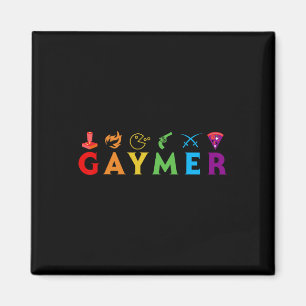 Funny Lgbt Pride Gay Gamer Videospiel Lover Magnet