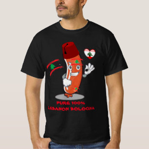 Funny libanesischer Funny Spaß Libanon Bologna T-Shirt