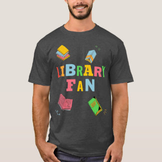 Funny library books bookwords kids libra T-Shirt