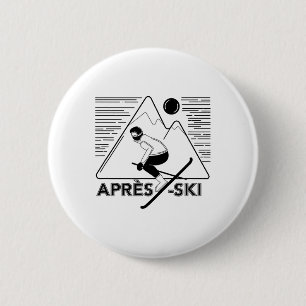 Funny Liebe Apres Ski - Großartiges Schneeflover - Button