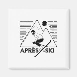 Funny Liebe Apres Ski - Großartiges Schneeflover - Magnet