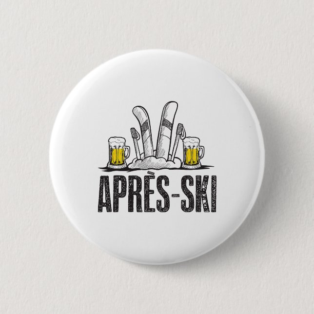 Funny Liebe Apres Ski Shirt - Great Snow Lovers Gi Button (Vorderseite)