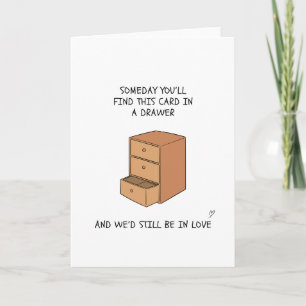 Funny Liebe Card Jubiläumsausweis Karte