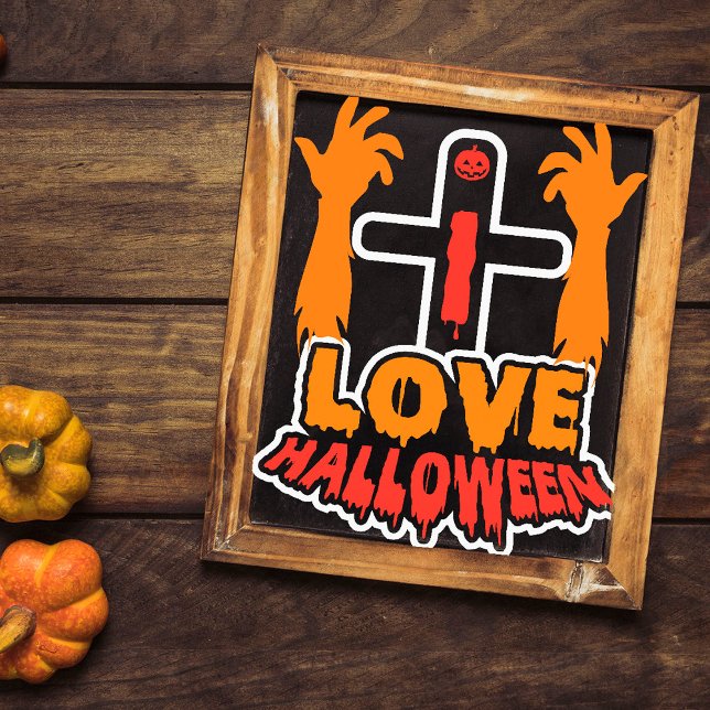 Funny Liebe Halloween Spooky Zombie Hands Poster (Von Creator hochgeladen)