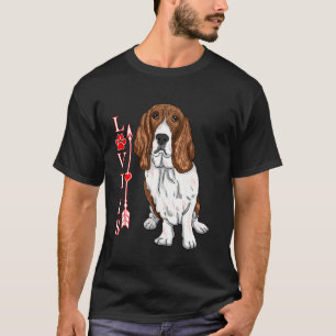 Funny Liebe ist Basset Hound Hund Niedliche Dog Pa T-Shirt