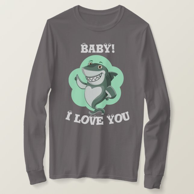 Funny Liebe Langarm T - Shirt (Design vorne)