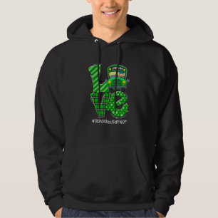 Funny Liebe School Busfahrer Happy St Patrick's Da Hoodie