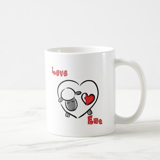 Funny Liebe Valentine Tasse (Rechts)
