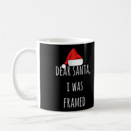 Funny Lieber Santa I war gerahmt Weihnachten lusti Kaffeetasse