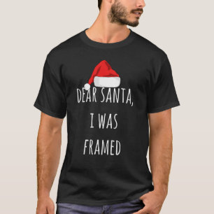 Funny Lieber Santa I war gerahmt Weihnachten lusti T-Shirt