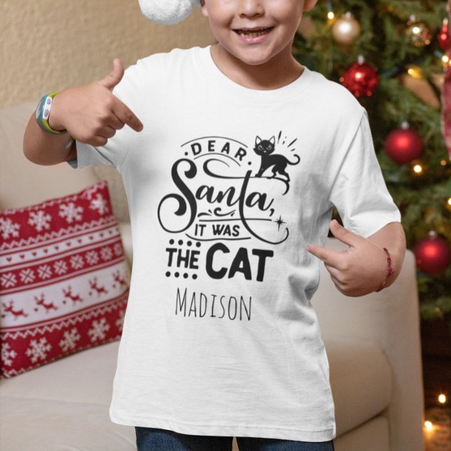 Funny Lieber Weihnachten war es die Katze Personal T-Shirt (Von Creator hochgeladen)
