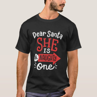 Funny Lieber Weihnachtsmann Sie ist die schmucke W T-Shirt
