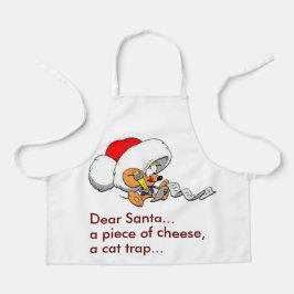 Funny Lieber Weihnachtsmann Weihnachtsliste Klein Schürze