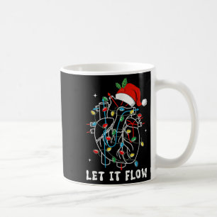 Funny Ließ es fließt Anatomie Herz Herz Herz Nurse Kaffeetasse