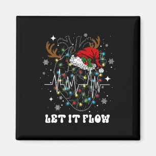 Funny Ließ es fließt Anatomie Herz Herz Herz Nurse Magnet