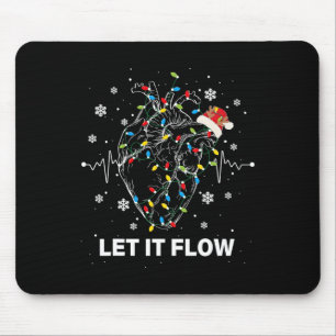 Funny Ließ es fließt Anatomie Herz Herz Herz Nurse Mousepad