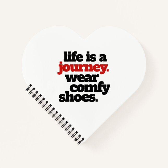 Funny Life ist eine Reise ... Notizbuch (Vorderseite)