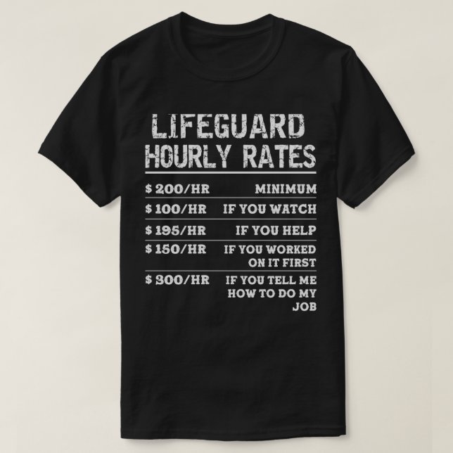 Funny Lifeguard Nie falsch Funny Geschenk Cooles S T-Shirt (Design vorne)