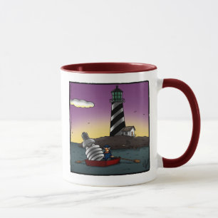 Funny Lighthouse Spaß Tasse Geschenk