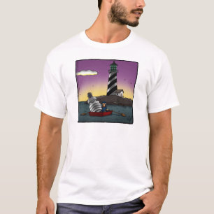 Funny Lighthouse Spaß Tee Shirt