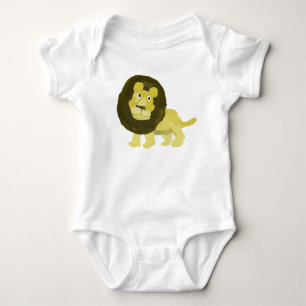 Funny Lion Baby Strampler