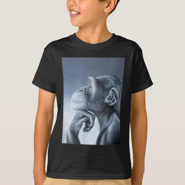 Funny Lion Monkey Meme Ragebait Meme Brainrot Gene T-Shirt (Vorderseite)