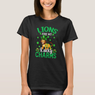 Funny Lions sind meine Glücksbringer Lion St Patri T-Shirt