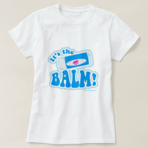 Funny Lip Balm Alberner Cartoon Slogan Kissworthy T-Shirt
