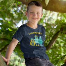 Funny Little Cartoon Monsters Boys Geburtstag