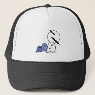 Funny Little Ghosts. Halloween Hats Truckerkappe