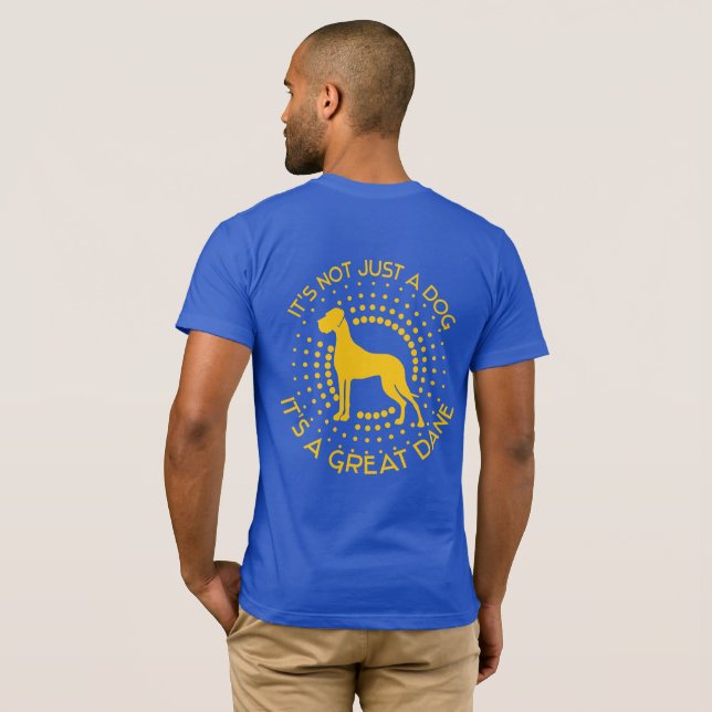 Funny Little Great Dane T - Shirt (Schwarz voll)
