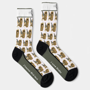Funny Little Nuthatch Bird Socks Socken