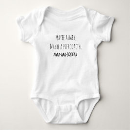 Funny Little Pterodactyl Baby Bodysuit T - Shirt
