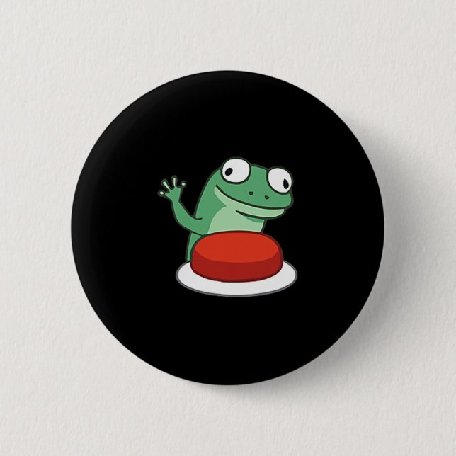 Funny Lizard Button Meme T - Shirt.png (Vorderseite)
