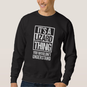 Funny Lizard Fan eine Eidechse, die du nicht unter Sweatshirt